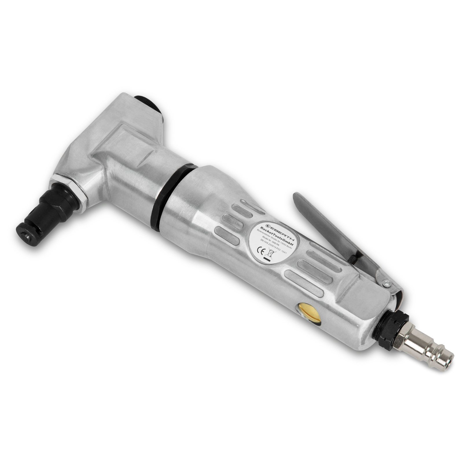 EBERTH Knabber für Stahl, Blech bis 1,5 mm Schnittstärke, 1,6 mm Aluminium, 2,2 mm Kunststoff, 1/4" Druckluft Anschluss, 6 bar Arbeitsdruck