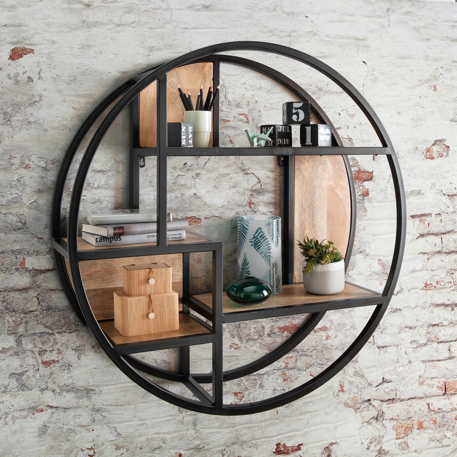 More2Home Wandregal CIRCLE, rund ca. 90 günstig online kaufen