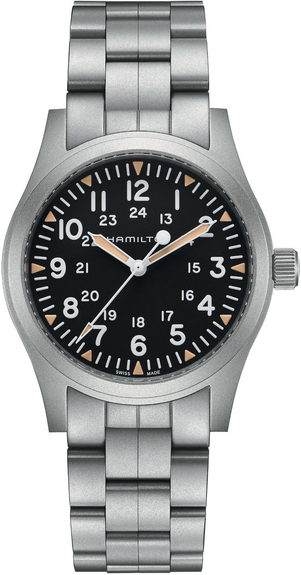 Hamilton Automatikuhr Khaki Field Herren Automatikuhr, 80h Gangreserve