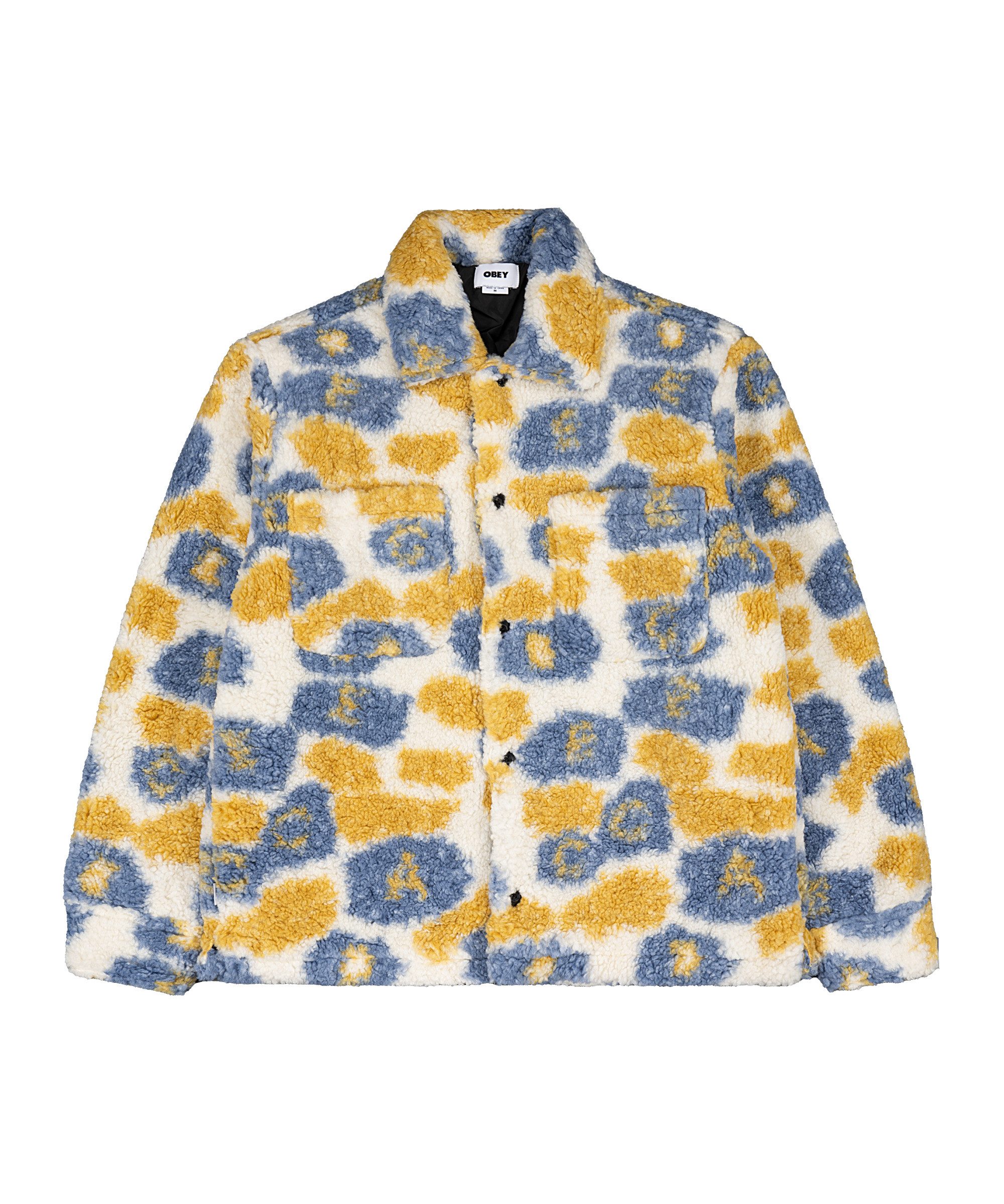 OBEY Sweatjacke Obey Romie Sherpat Jacke Freizeitjacken Herren Polyester