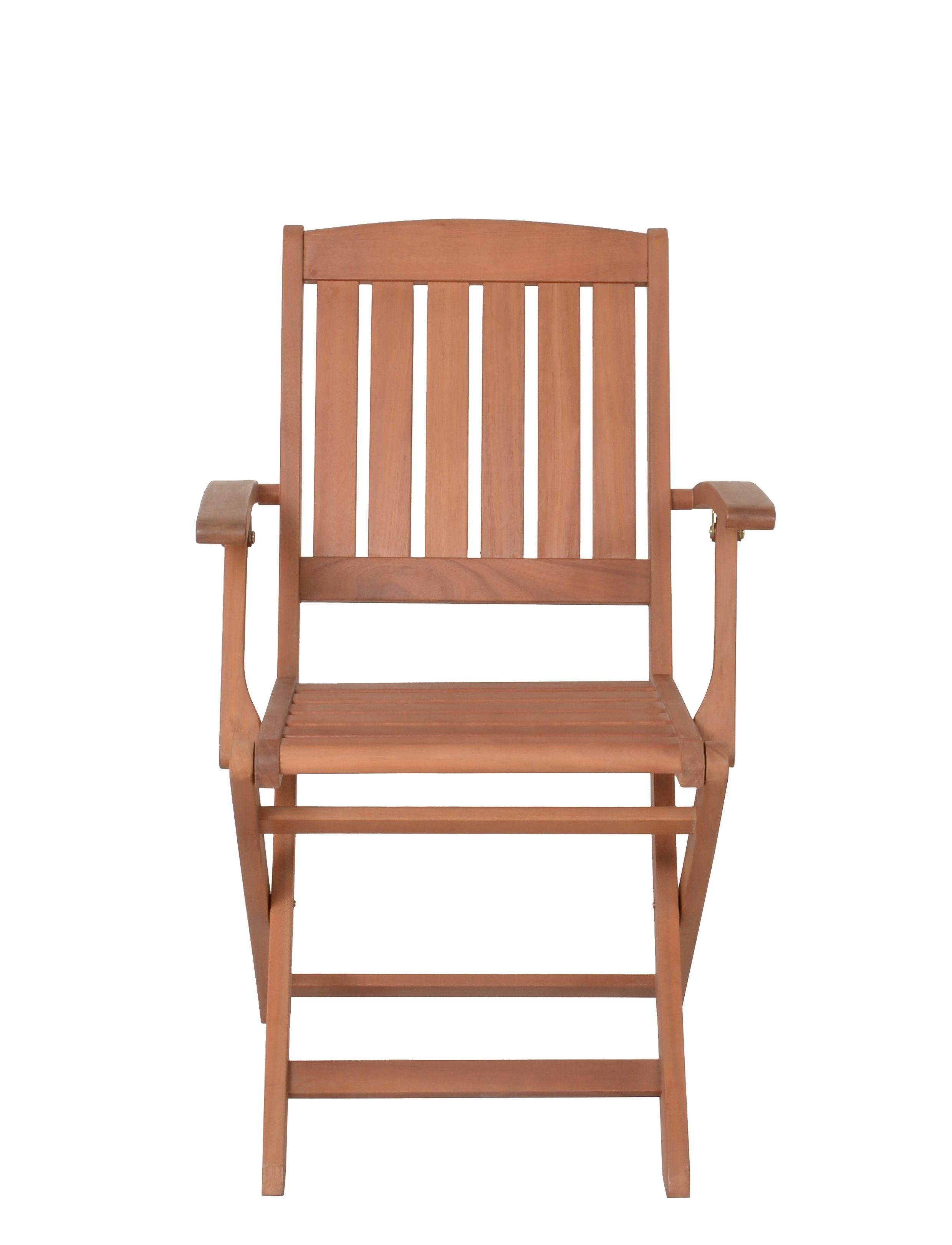 Sedex Gartensessel King Klappsessel 2er Set mit Armlehne aus Eukalyptusholz, Klappfunktion