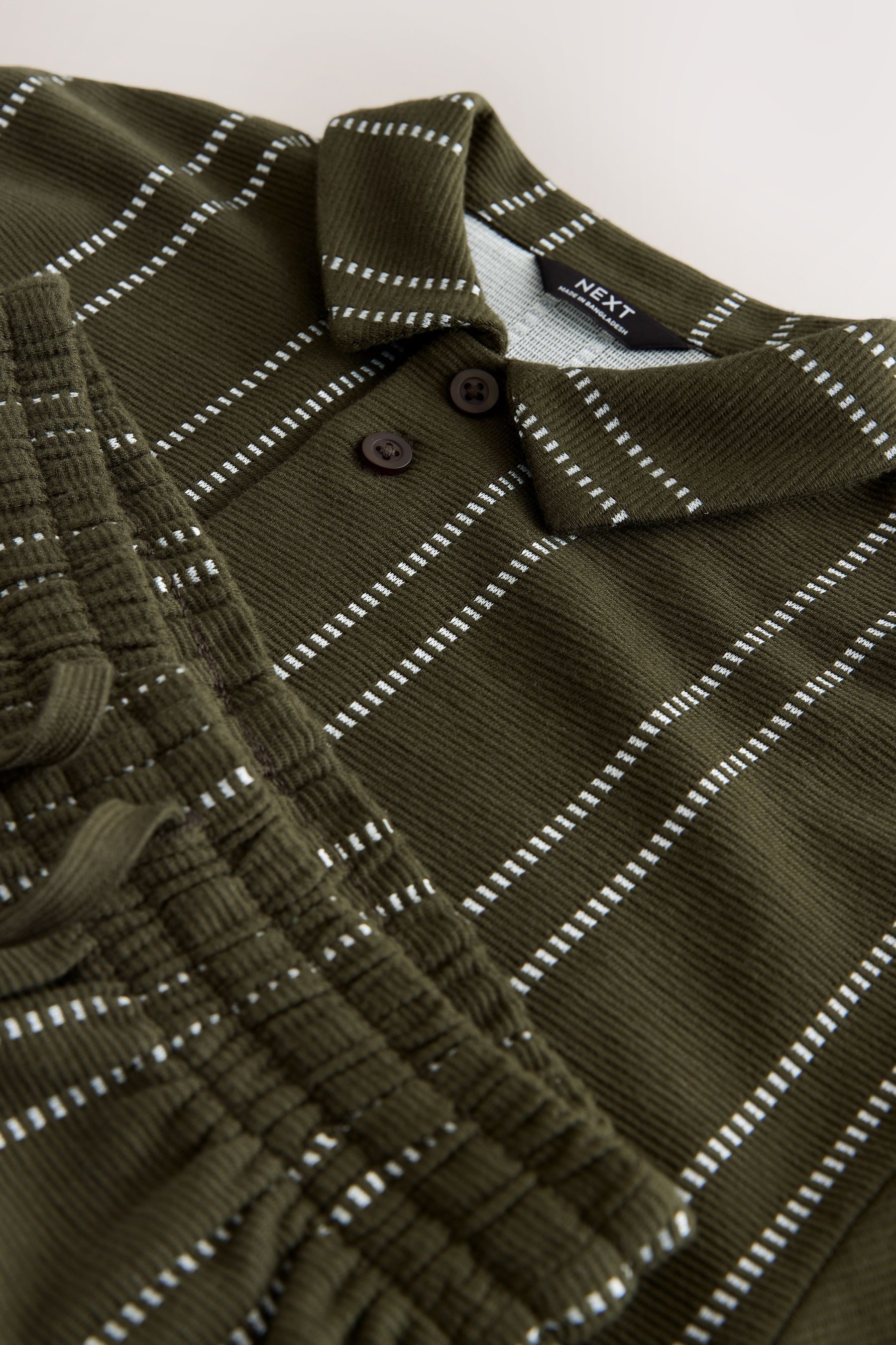 Next Shirt & Shorts Durchgeknöpftes Hemd mit Revers und Shorts im Set (2-tlg)