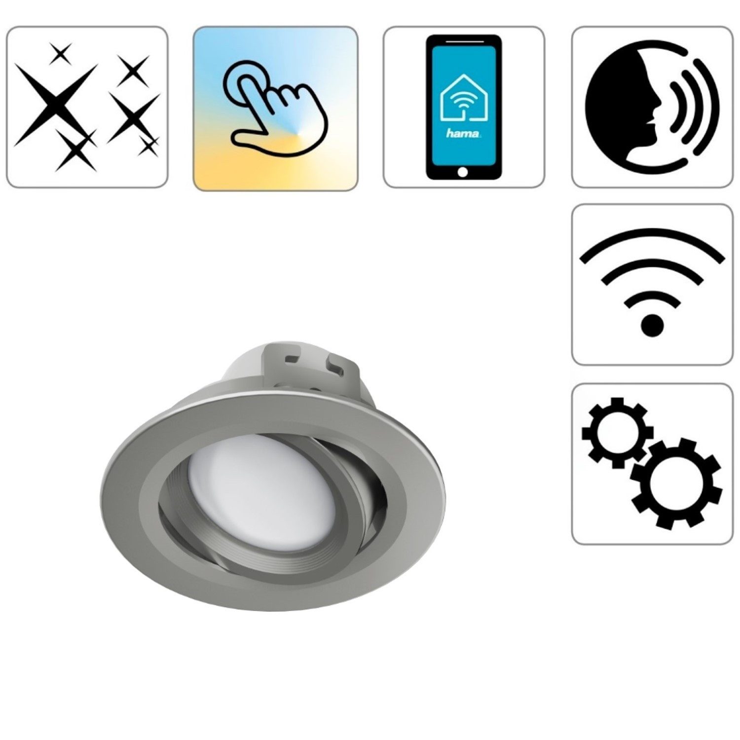 Hama LED Einbaustrahler 3x WiFi LED günstig online kaufen