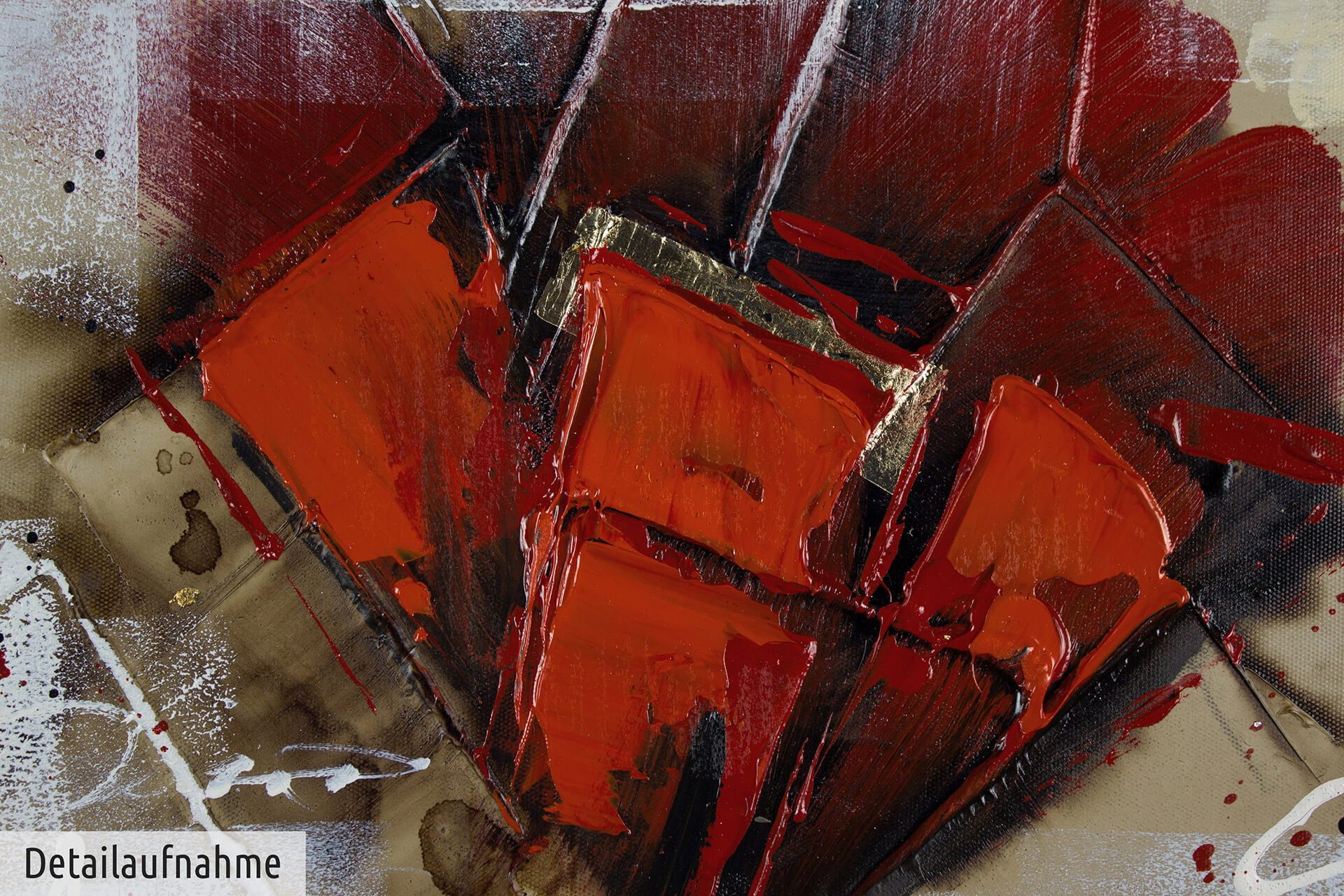 KUNSTLOFT Gemälde Repertoire der Künste 100x50 cm, Leinwandbild 100% HANDGEMALT Wandbild Wohnzimmer