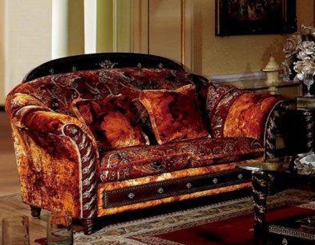 JVmoebel 2-Sitzer Antik Stil Barock Rokoko Sofa 2 Sitzer (ohne 3+1) Edle Luxus, Made in Europe