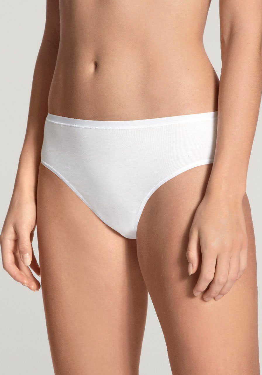 CALIDA Slip Benefit Women (2er Pack) elastisch, Single Jersey-Qualität, weich, Basic