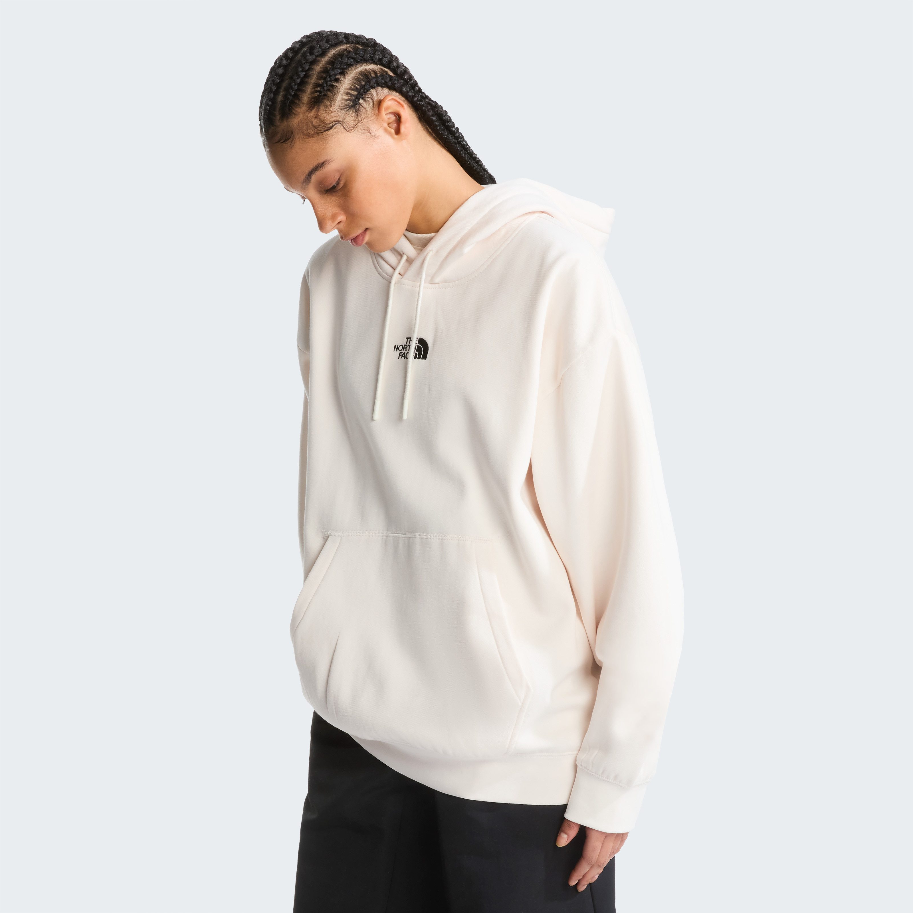 The North Face Kapuzensweatshirt W ESSENTIAL OVERSIZE HOODIE sportlicher Stil, wärmend, mit Kapuze, aus Baumwolle und Polyester