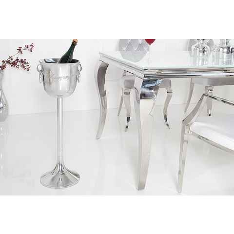 riess-ambiente Sektkühler CHAMPAGNE 75cm silber, Metall · Flaschenkühler · Weinkühler · polierte Oberfläche