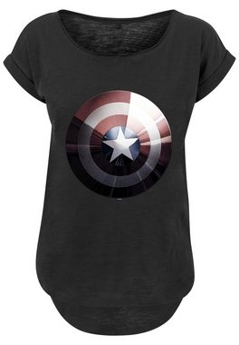 F4NT4STIC T-Shirt Marvel Captain America Shield Shiny' Print