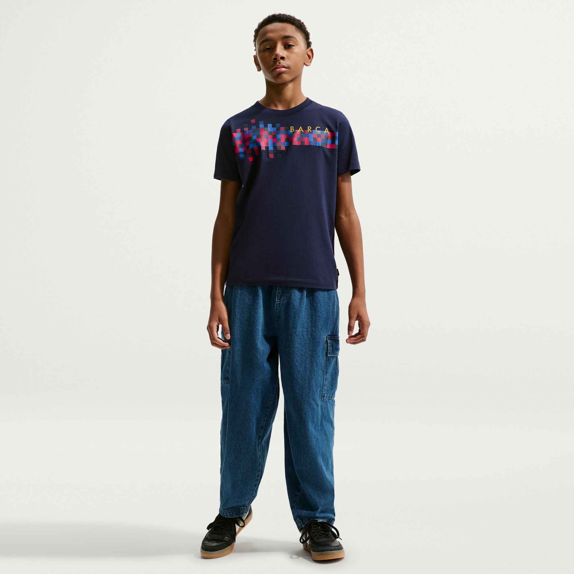 Nike T-Shirt FCB U NK BARCA TEE Für Kinder und Jugendliche