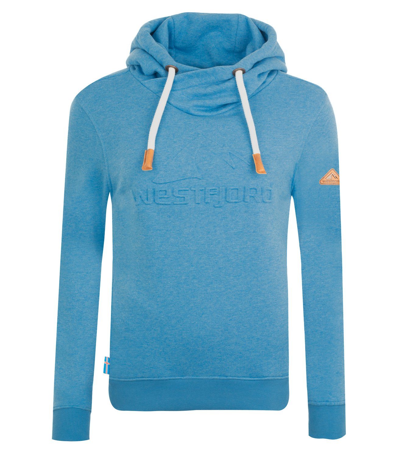 Westfjord Hoodie Askja Mittelblau