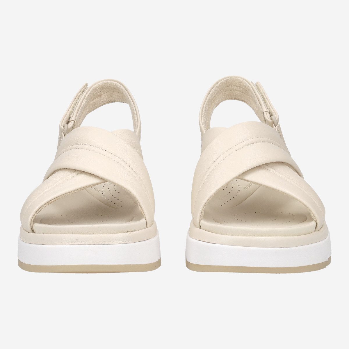 Clarks Tuscan Cross 26181470 4, Sandaletten, Weiß, Damen Sandalette