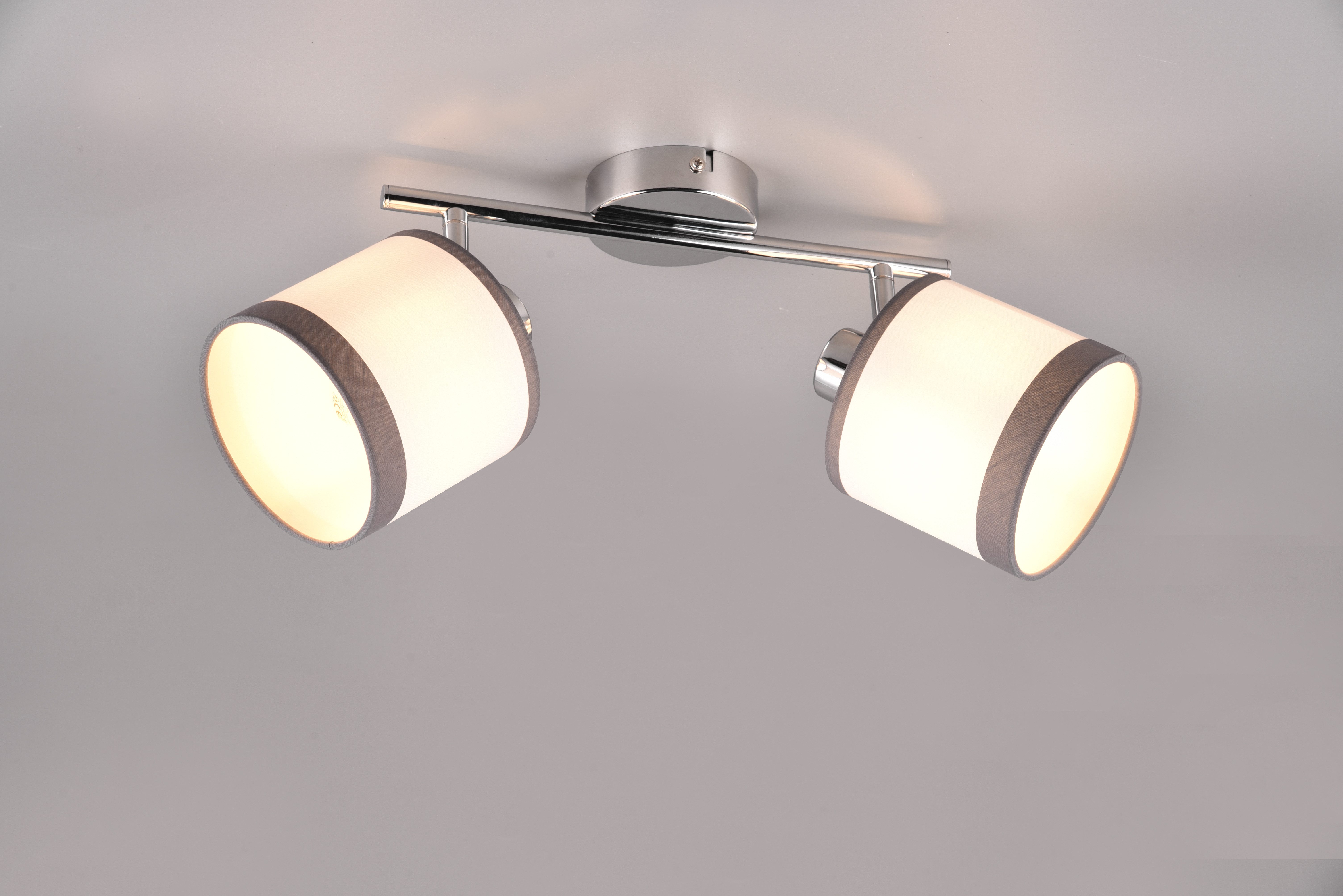 Reality Leuchten Deckenstrahler DAVOS, Deckenspot 2-flammig exkl 2xE14 max günstig online kaufen