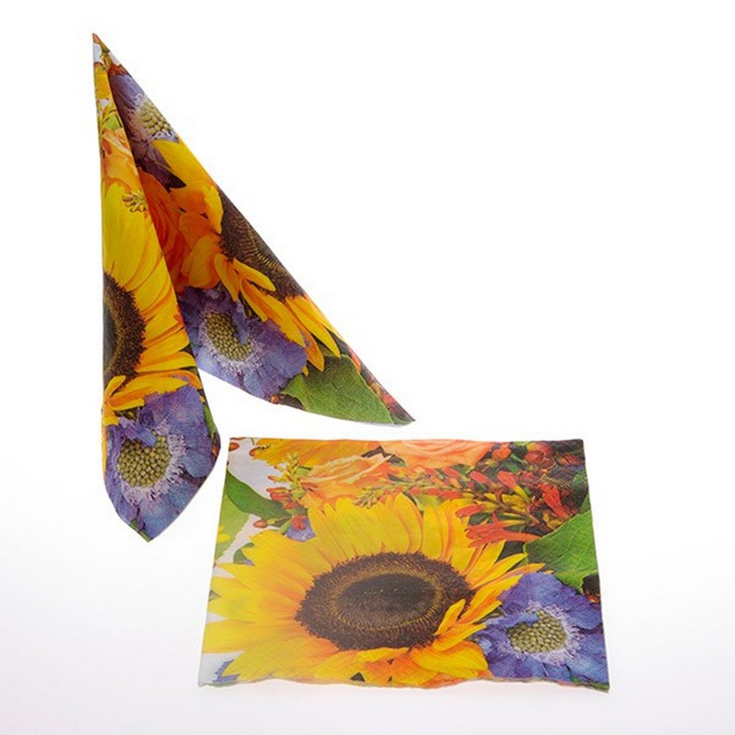 Deko AS Papierserviette Serviette "Summer Flowers" - 33 x 33 cm - bunt - 20 Stück - 21290