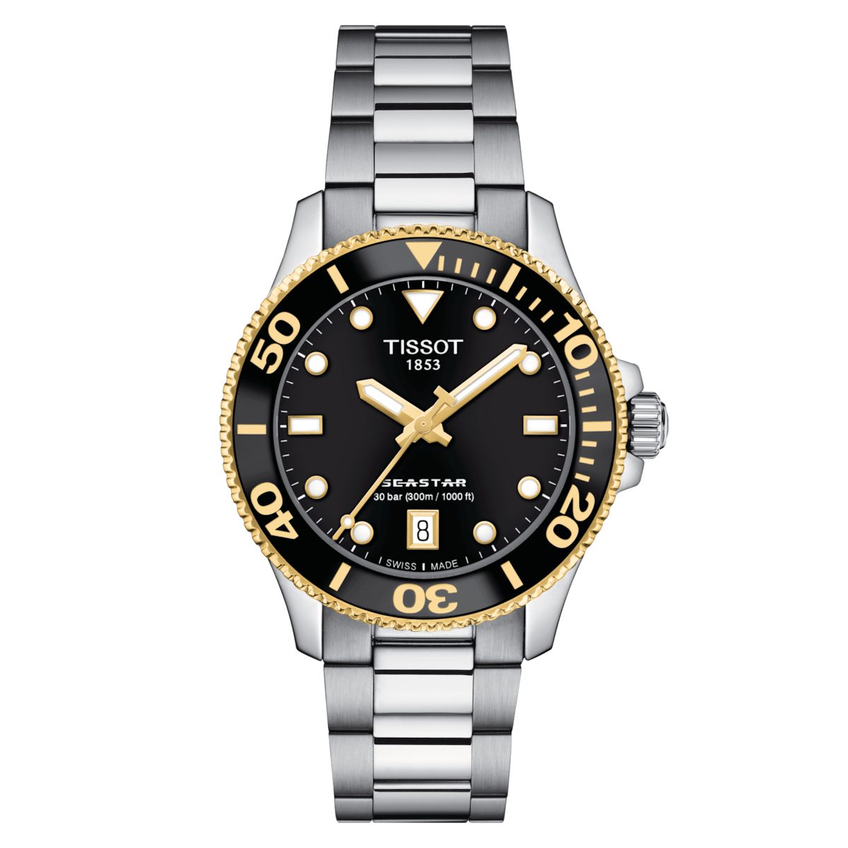 Tissot Schweizer Uhr Damenuhr TISSOT Seastar 1000 36 mm