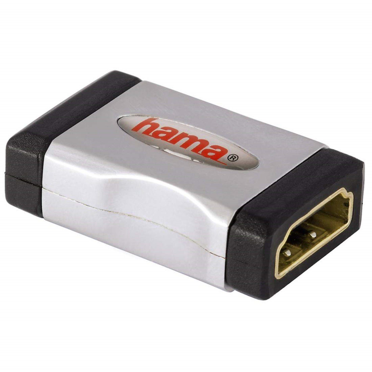 Hama HDMI Adapter Verbinder Kupplung auf Kupplung Video-Kabel, HDMI, (1 cm), Buchse Verbinder HDMI-Kabel Verlängerung 4K UHD
