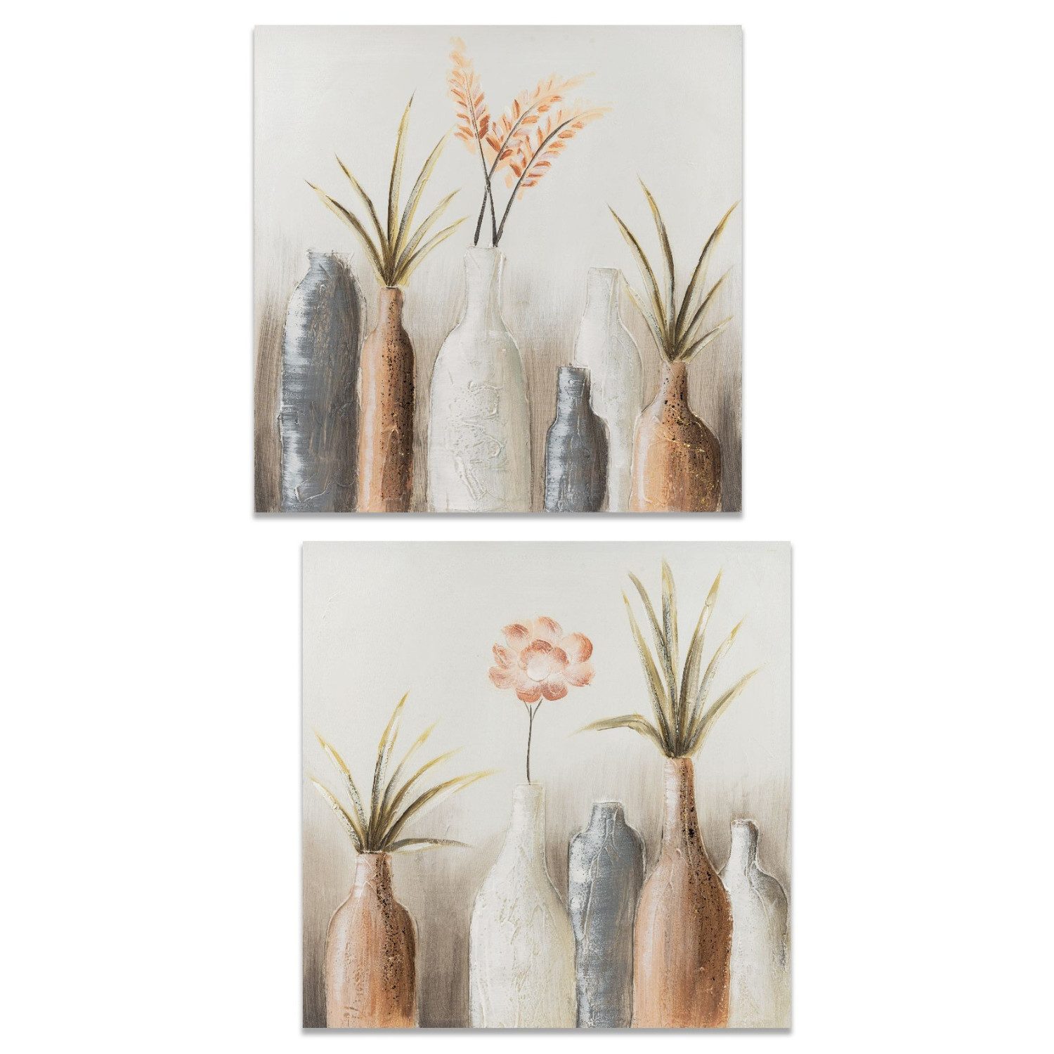 formano Dekovase Leinwandbilder, Höhe: 60cm, Farbe: Mehrfarbig, Motiv: Blumen