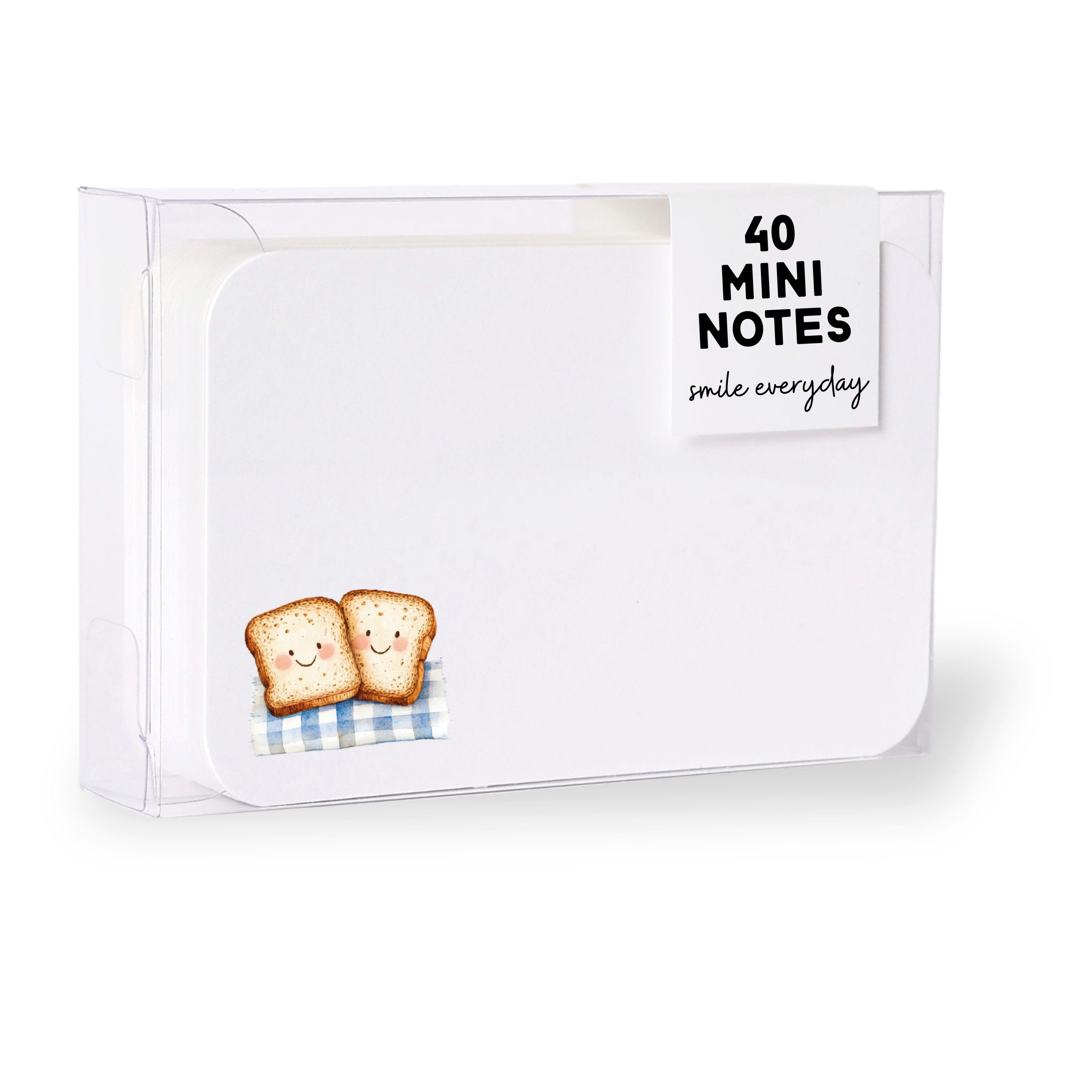 heaven+paper Поздравительные открытки 40 Mini Karten TOAST, hochwertig verarbeitet & modernes Design, Hergestellt in Deutschland