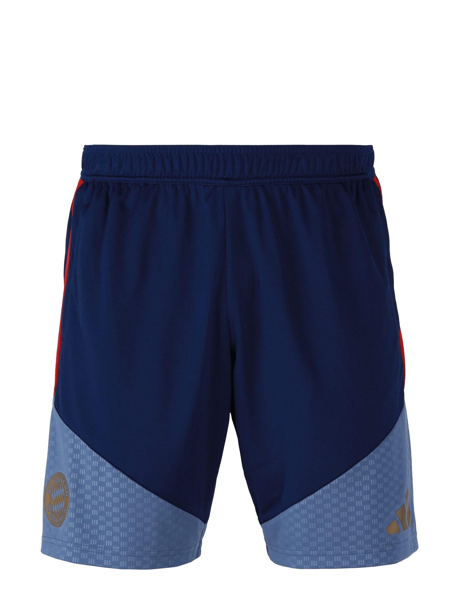 adidas Performance Sweatshorts FC Bayern München, Trainingsshort Teamline, Kinder, Blau – Bild 4 von 5