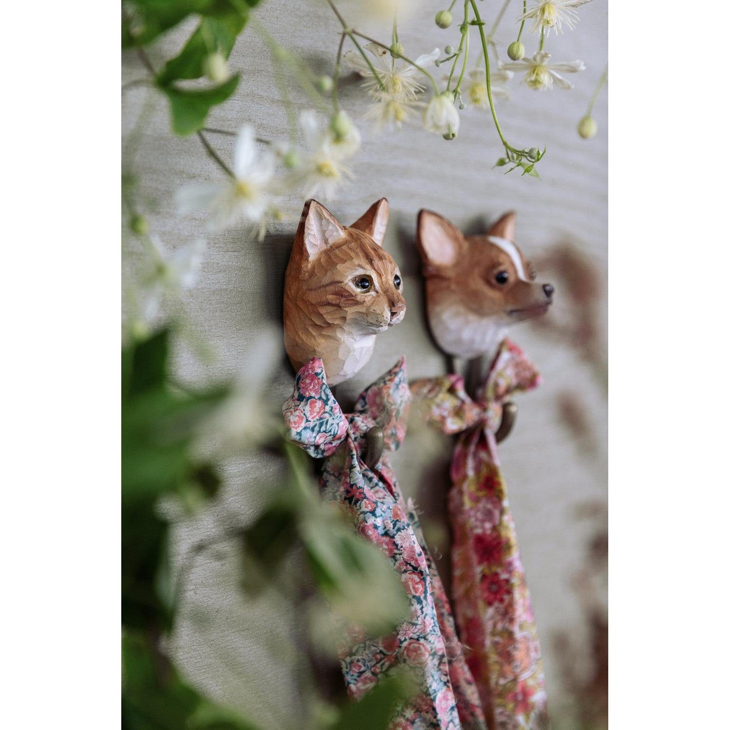 Wildlife Garden Garderobenhaken Kleiderhaken DecoHook Hauskatze Braun günstig online kaufen