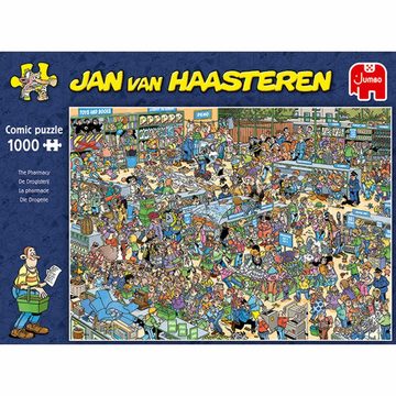 Jumbo Spiele Puzzle Jan van Haasteren - Apotheke 1000 Teile, 1000 Puzzleteile