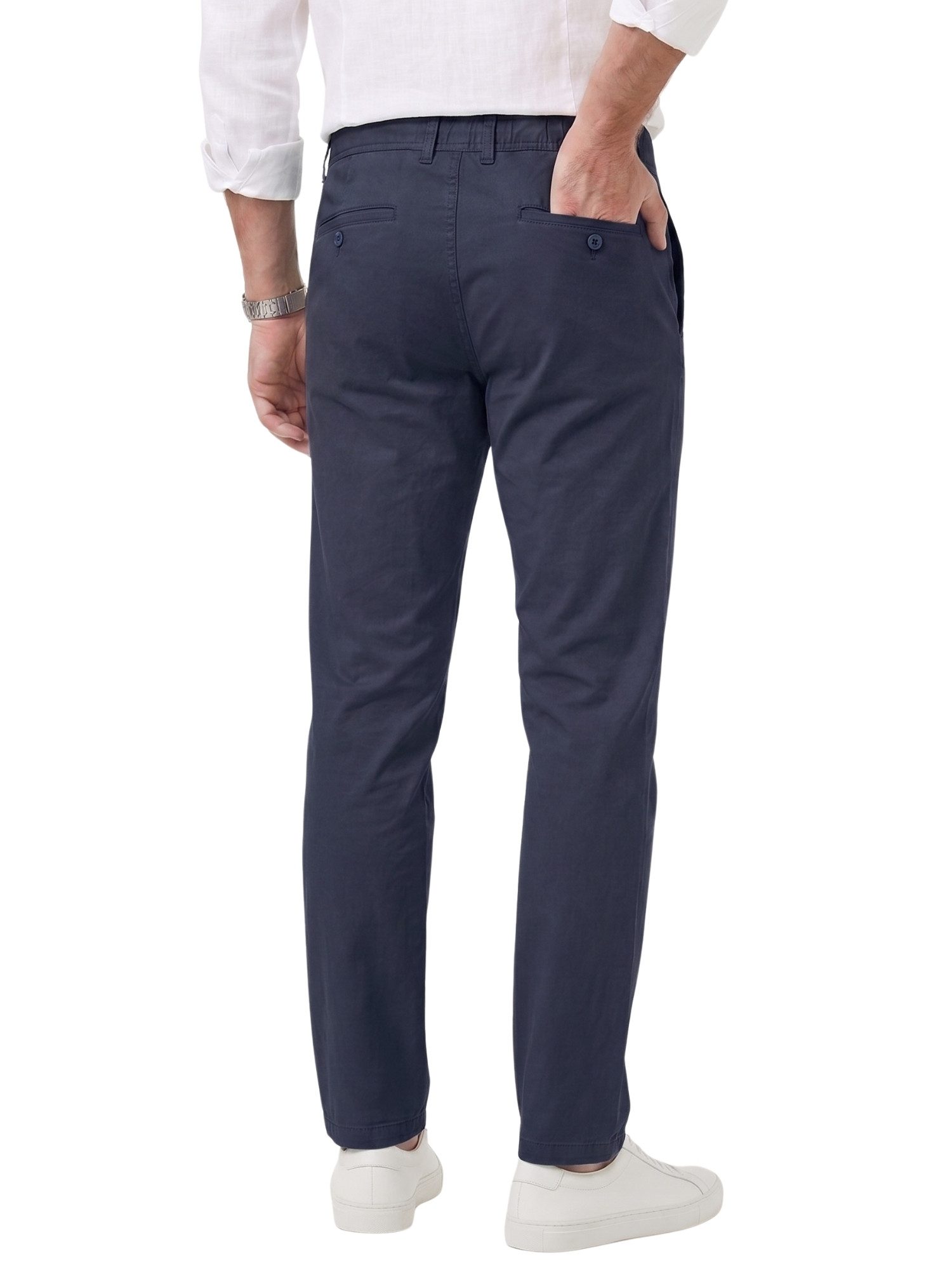 COMEOR Chinohose Urban Flex Modern Fit Baumwollhose (1 Hose) Bequeme Passform mit verstellbarem Kordelzug und praktischen Taschen