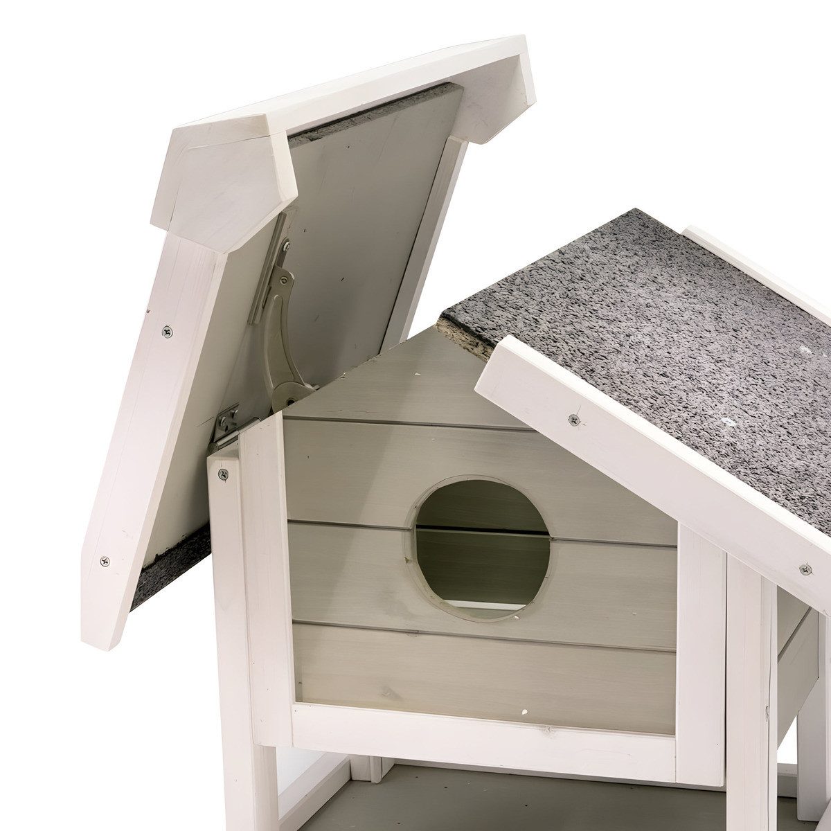 Nobby Vogelhaus Vogelhaus Talva weiß-graubraun