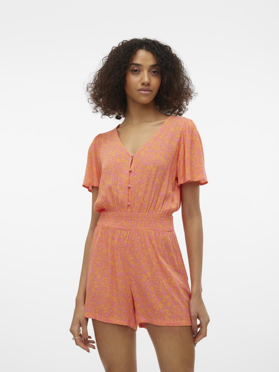Vero Moda Jumpsuit VMMENNY V-NECK SS günstig online kaufen