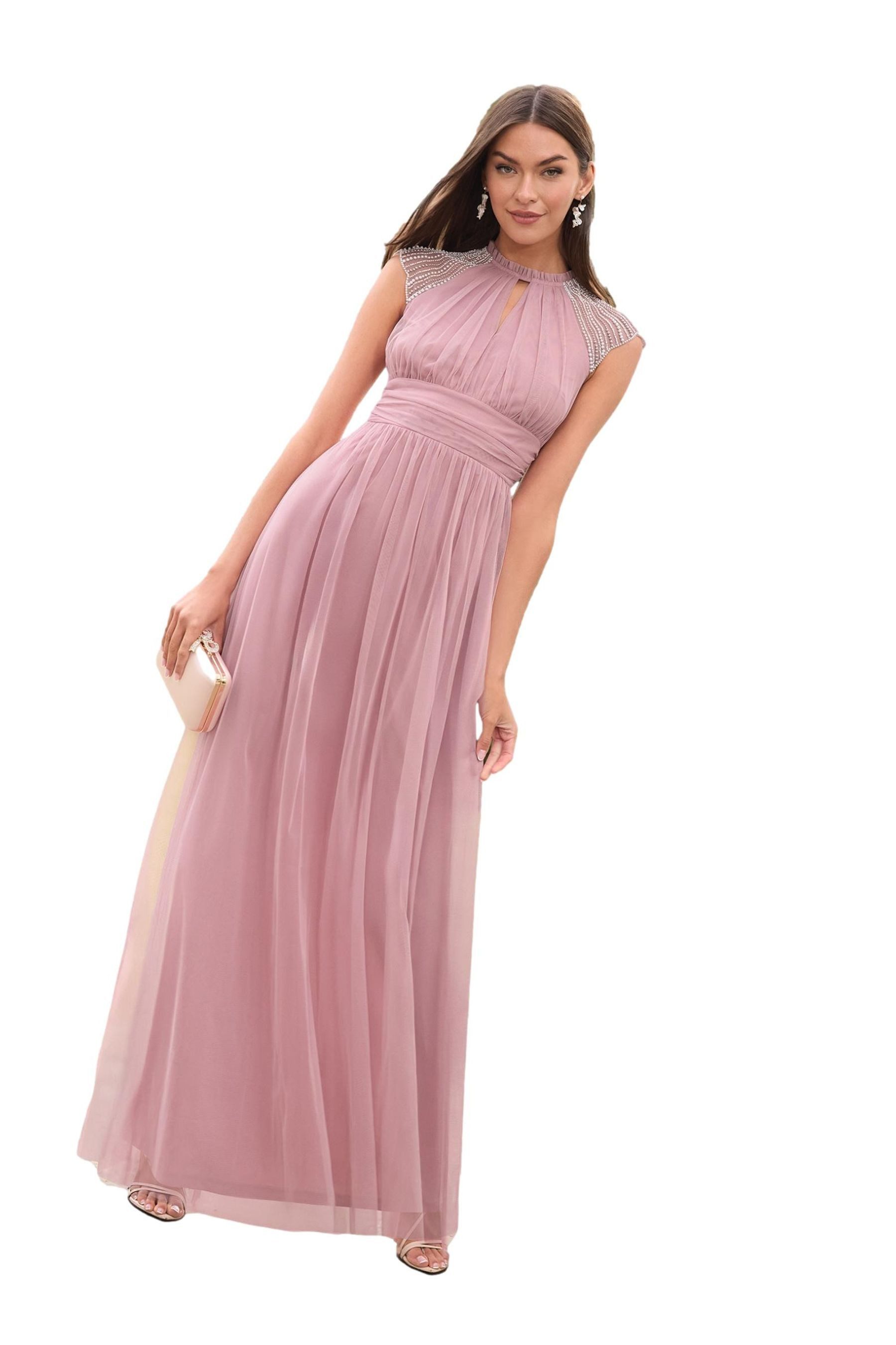 LIPSY Maxikleid Lipsy Maxikleid für Brautjungfern, Regular (1-tlg)