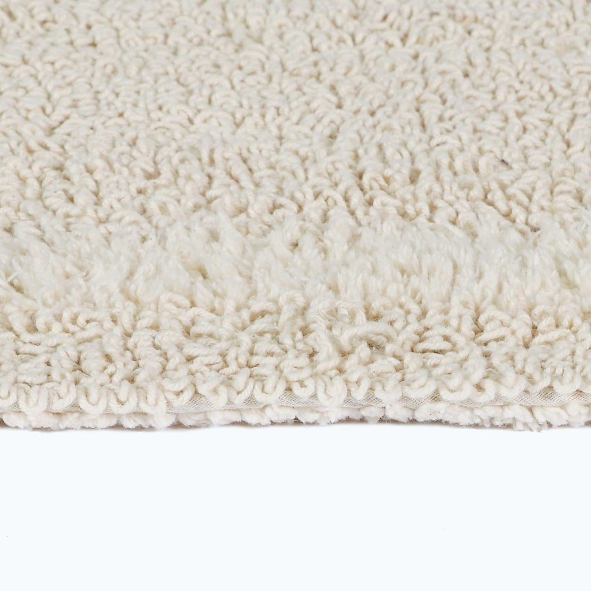 Homescapes Badematte WC-Vorleger creme 50x55 cm aus 100% Baumwolle, Höhe 20 mm, Baumwolle, rechteckig, 50 x 55 cm – Bild 5 von 5