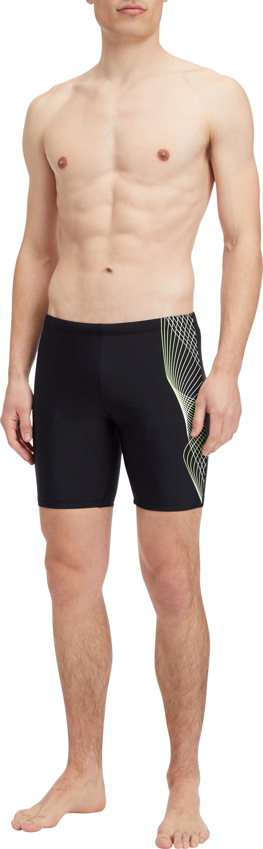mckinley Badehose HE.-BADEHOSE NORM JAMMER M sportlicher Jammer-Schnitt, körpernahe Passform, unifarbenes Design