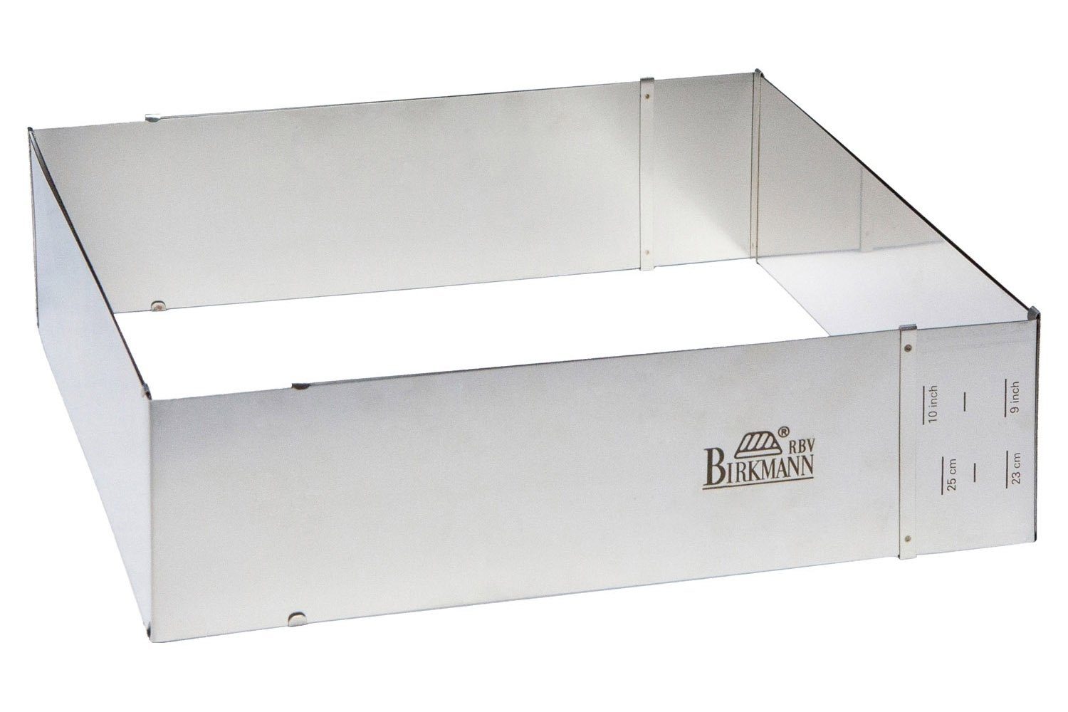 Birkmann Backform Backrahmen EASY BAKING, Edelstahl, H 7 cm, (1-tlg), verstellbar