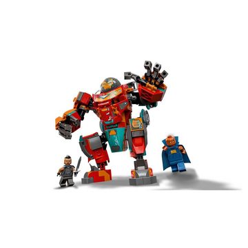 LEGO® Konstruktionsspielsteine LEGO 76194 Marvel Super Heroes Tony Starks sakaarischer Iron Man, (Set)