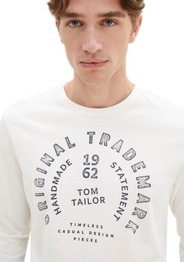 TOM TAILOR Langarmshirt mit großem Frontprint