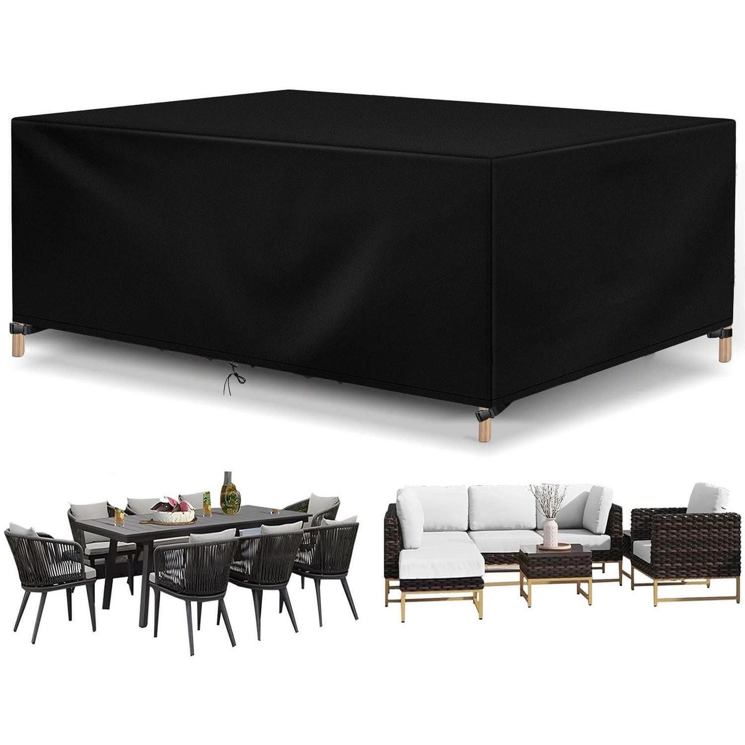 LuxusKollektion Gartenmöbel-Schutzhülle Gartenmöbel Abdeckplane Rechteckig 150x90x74cm