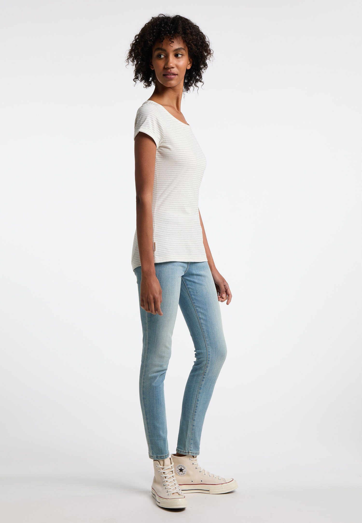 Ragwear T-Shirt FLORAH C ORGANIC GOTS Nachhaltige & Vegane Mode WHITE