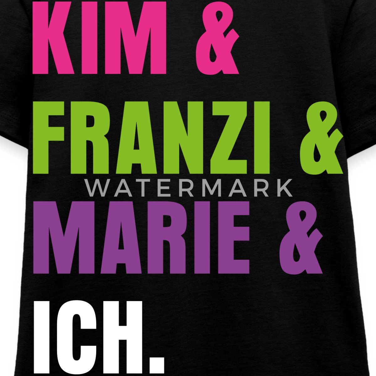Spreadshirt T-Shirt Die Drei Ausrufezeichen Kim & Franzi & Marie & Ich Kinder Premium T-Sh (1-tlg)