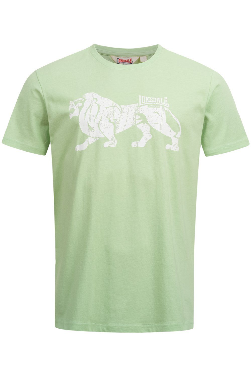 Lonsdale T-Shirt ENDMOOR Pastel Green/White
