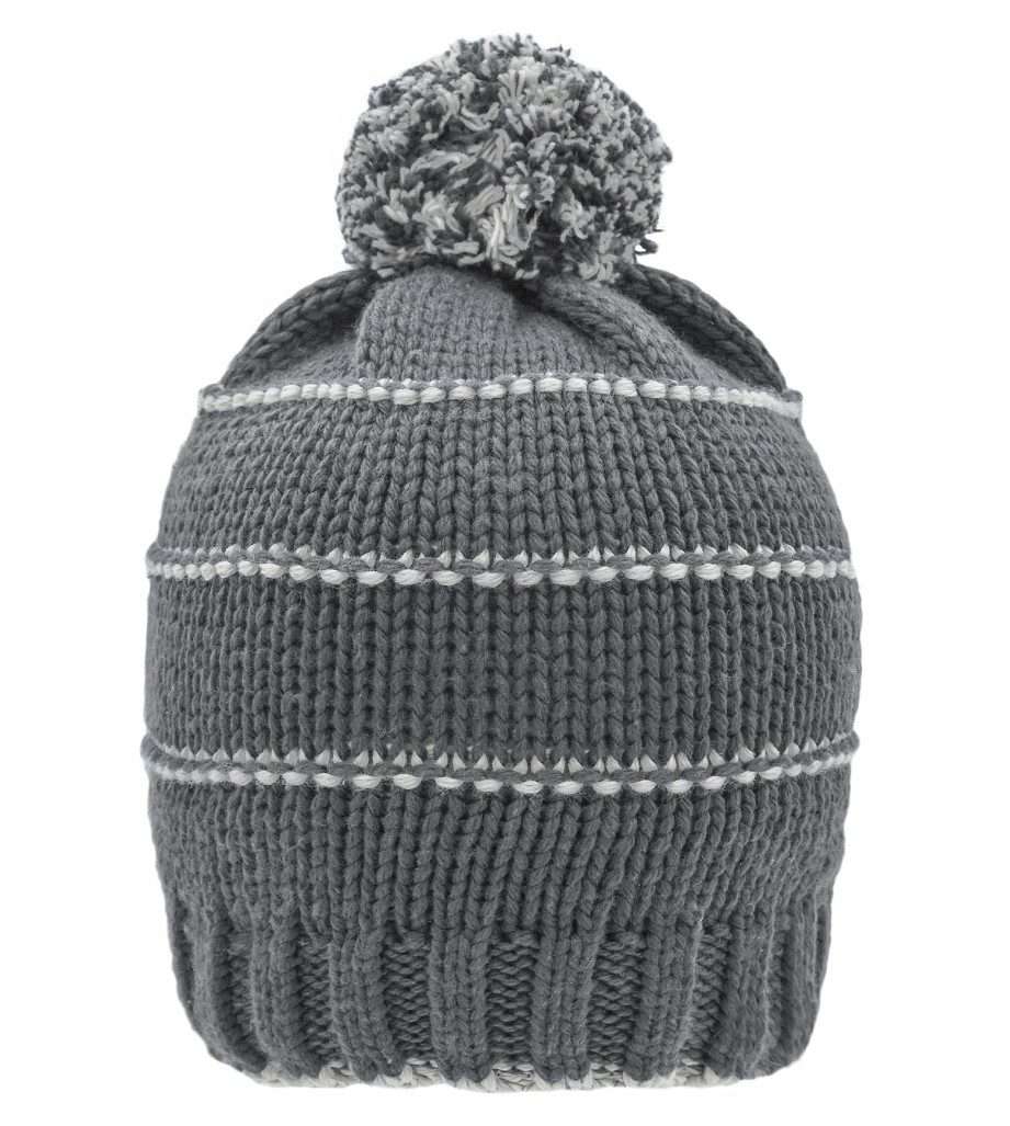 Myrtle Beach Strickmütze Warme Strickmütze aus recyceltem Polyester MB7144 Innenseite mit Fleeceband für einen angenehmen Tragekomfort