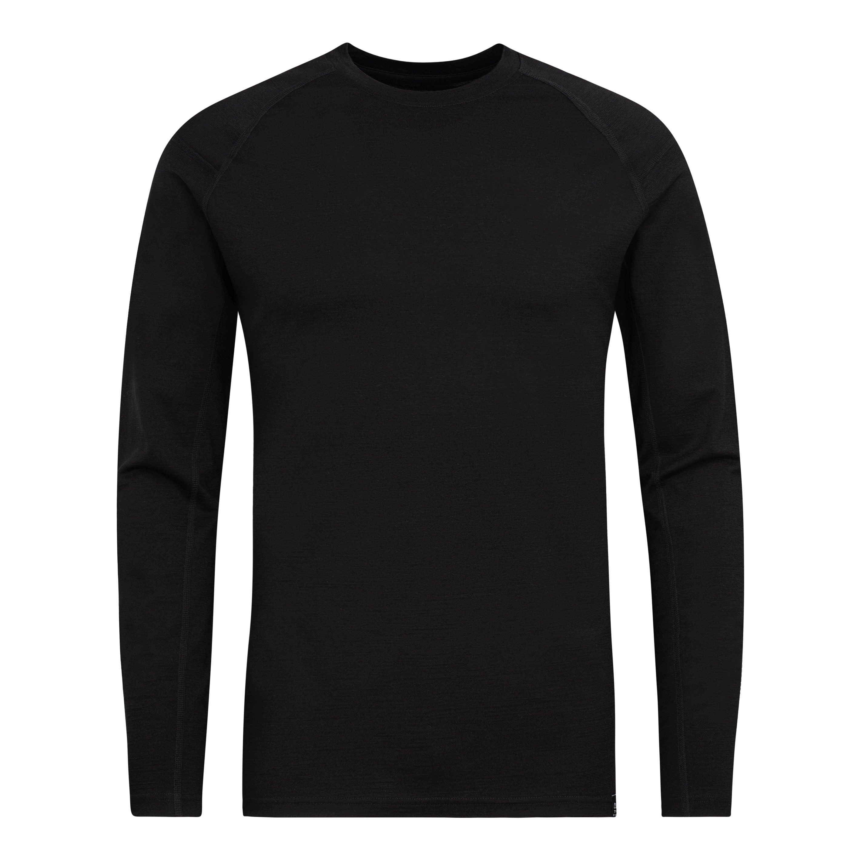 Thermounterhemd TOM FYFE Merino Activewear Langarm Herren Schwarz / S