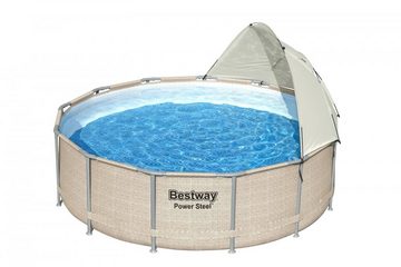 Bestway Pool-Abdeckplane Bestway Flowclear Sonnenschutzdach für runde Pools