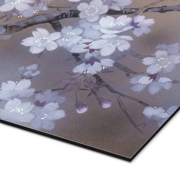 Posterlounge Alu-Dibond-Druck Haruyo Morita, Ast voller Kirschblüten, Wohnzimmer Natürlichkeit Malerei