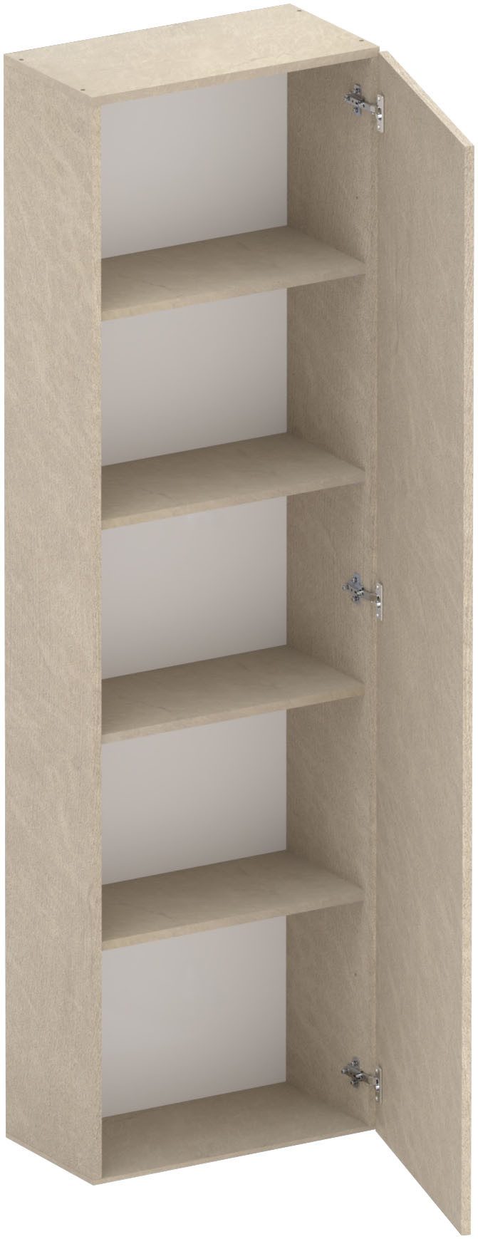 Home affaire Mehrzweckschrank Infinity Breite 54 cm, Stauraumschrank mit 1 Tür, Mehrzweckschrank, mit Push-to-open Funktion, 2 Größen, verschiedene Farben
