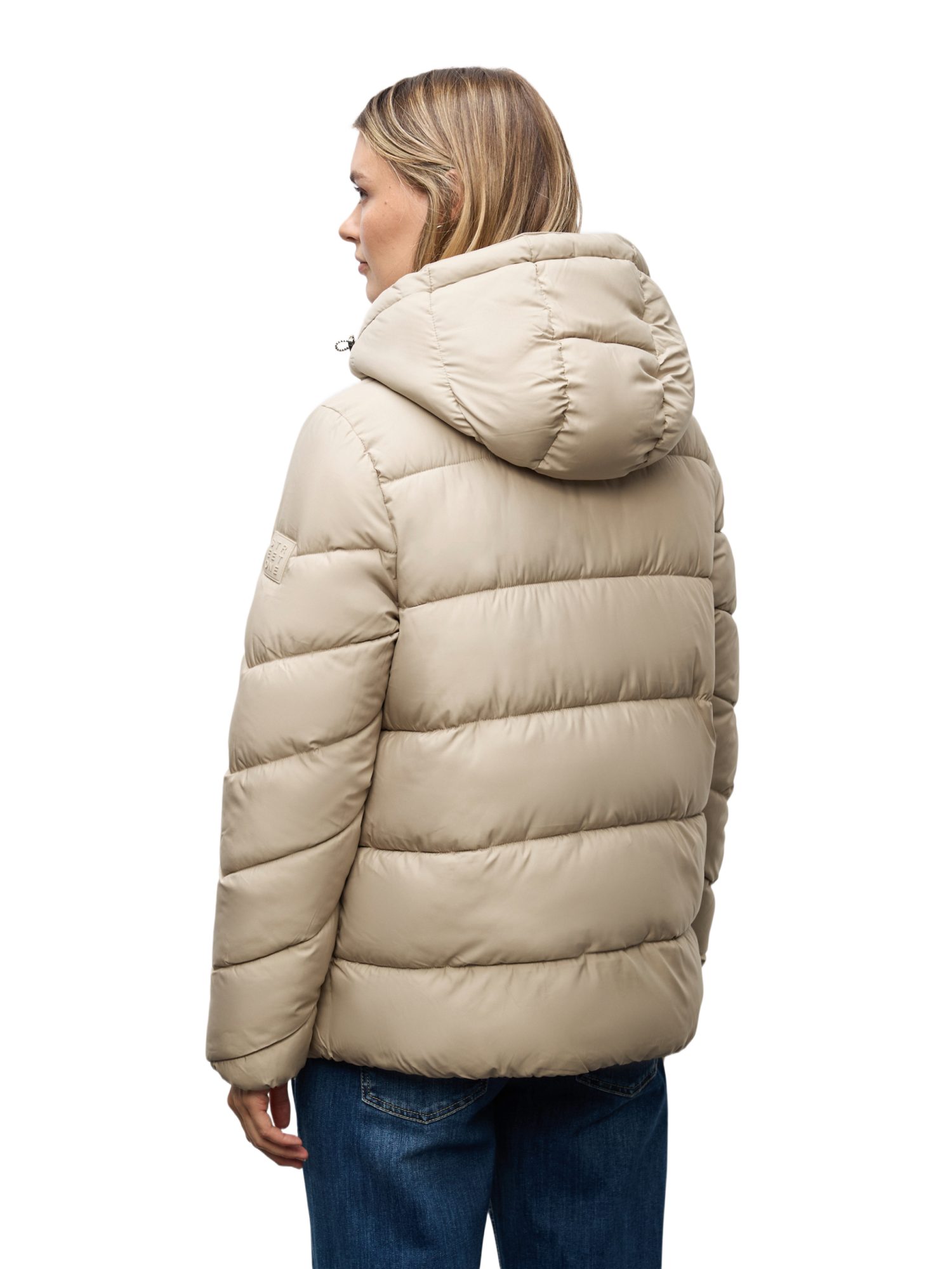 STREET ONE Outdoorjacke natur,Outdoor,Polyester,Unifarben,Stehkragen,Lang,Regular Fit – Bild 4 von 5