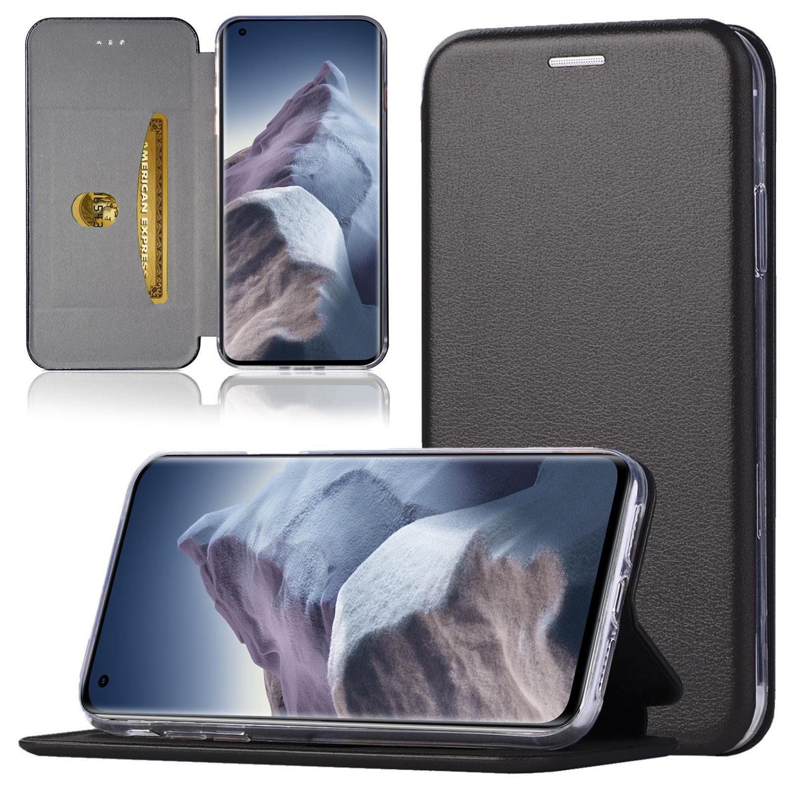 Numerva Handyhülle Hardcover Etui Schutz Hülle für, Flip Cover Klapp Hülle Etui