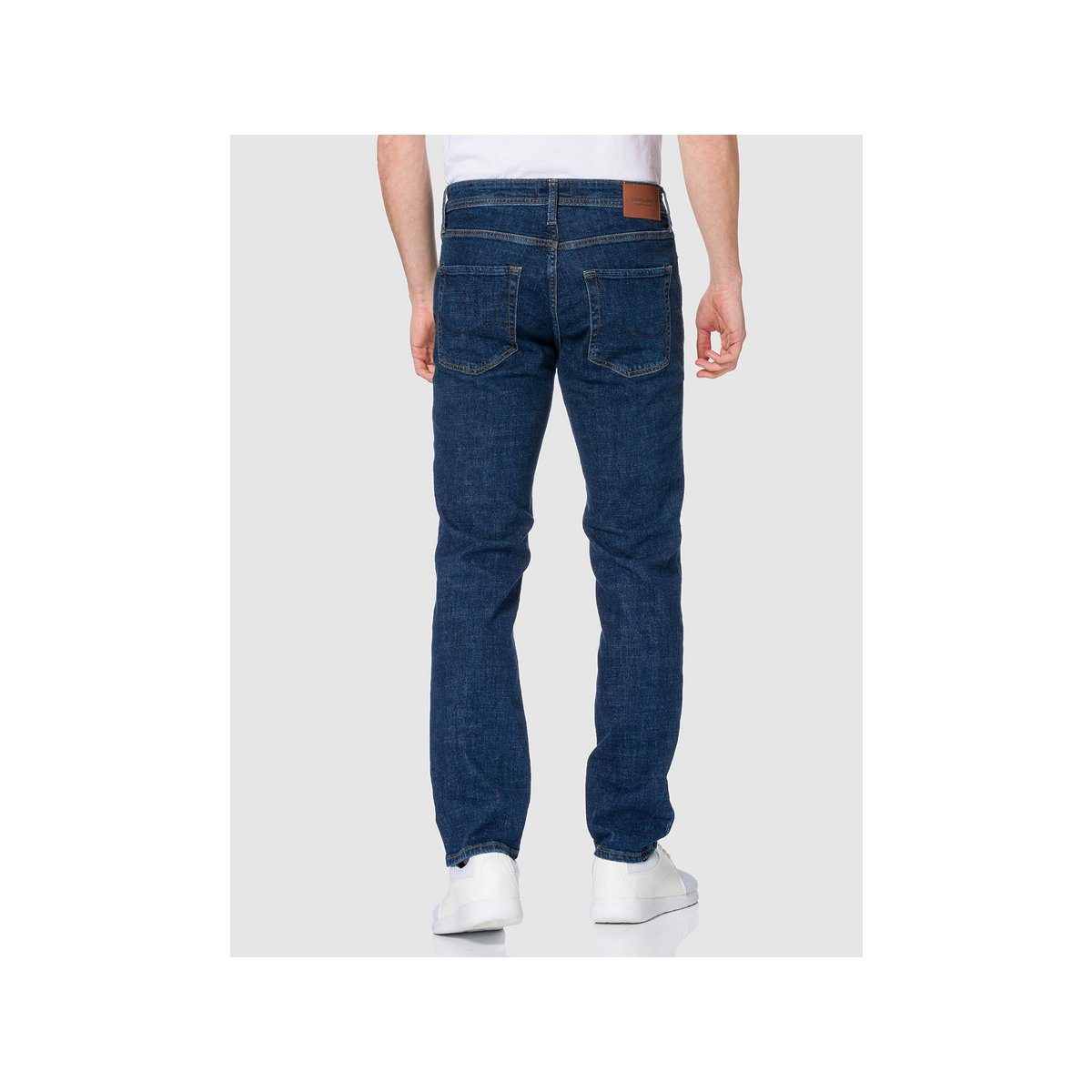 Jack & (1-tlg) blau Jones 5-Pocket-Jeans