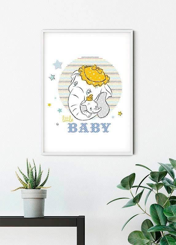 Komar Poster Dumbo Little Baby, Disney (1 St), Kinderzimmer, Schlafzimmer,  Wohnzimmer