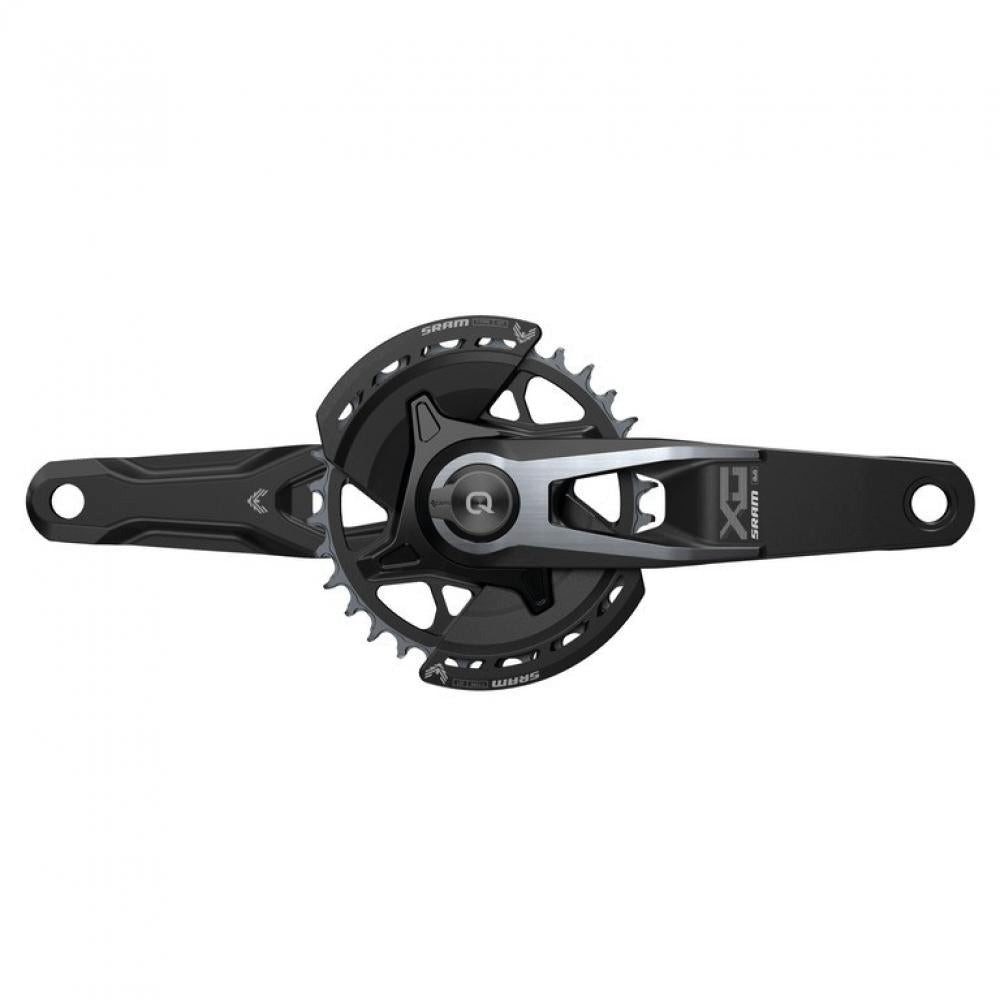 Fahrradkurbel SRAM Kurbelgarnitur Quarq X0 Eagle T-Type AXS 165 mm - Präzise Powerme