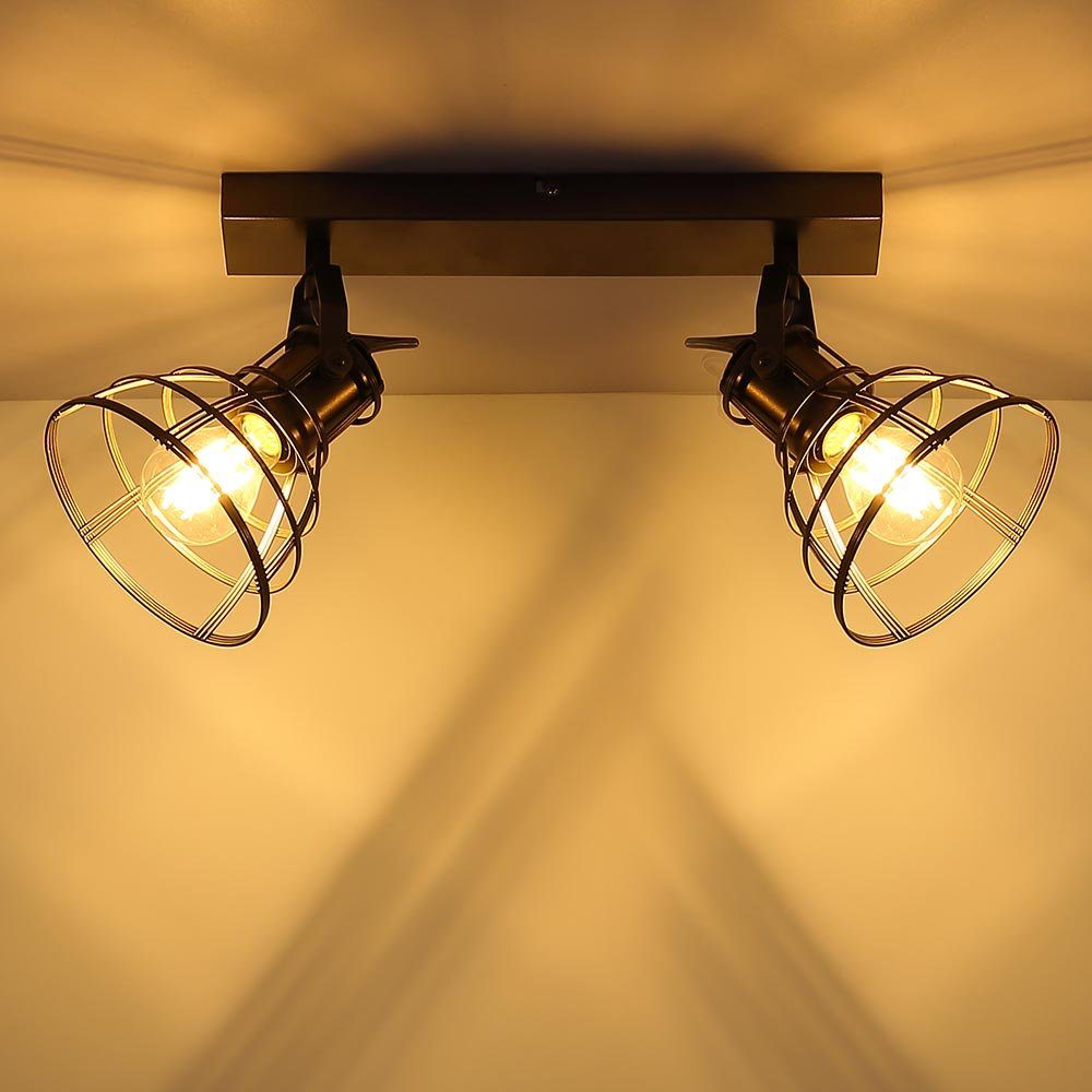 Globo LED Deckenspot, Leuchtmittel nicht Leuchte Decken Vintage Zimmer Beleuchtung inklusive, Ess Wohn