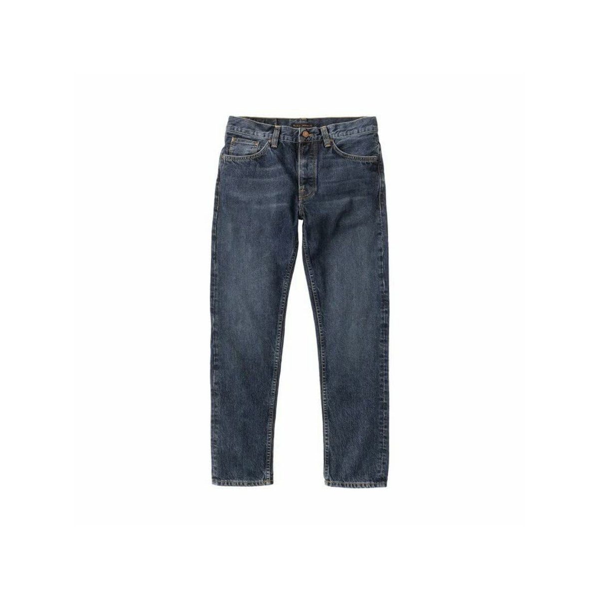 Nudie Jeans 5-Pocket-Jeans blau (1-tlg)